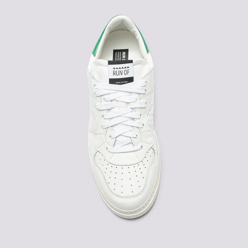 Sneaker Run Of CLASSIC bianco verde