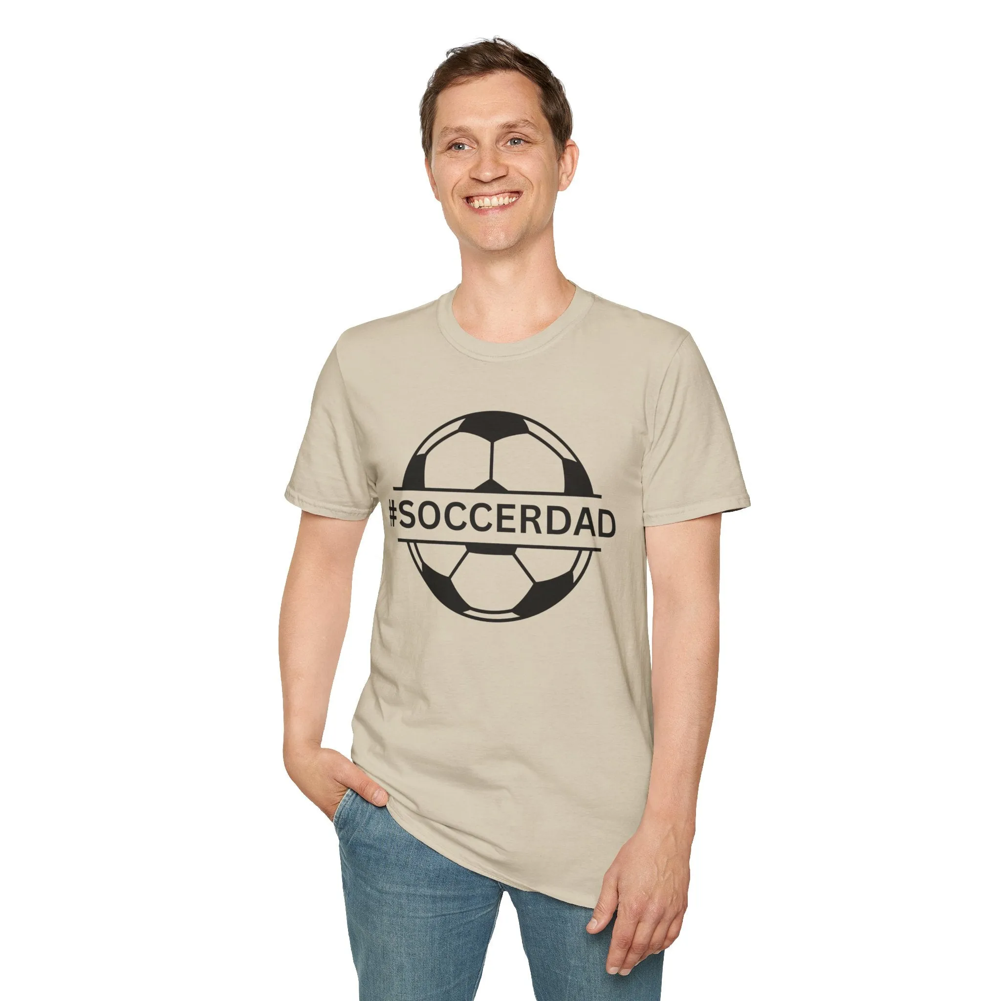 Soccer Dad T-Shirt - Softstyle Tee for Proud Sports Parents