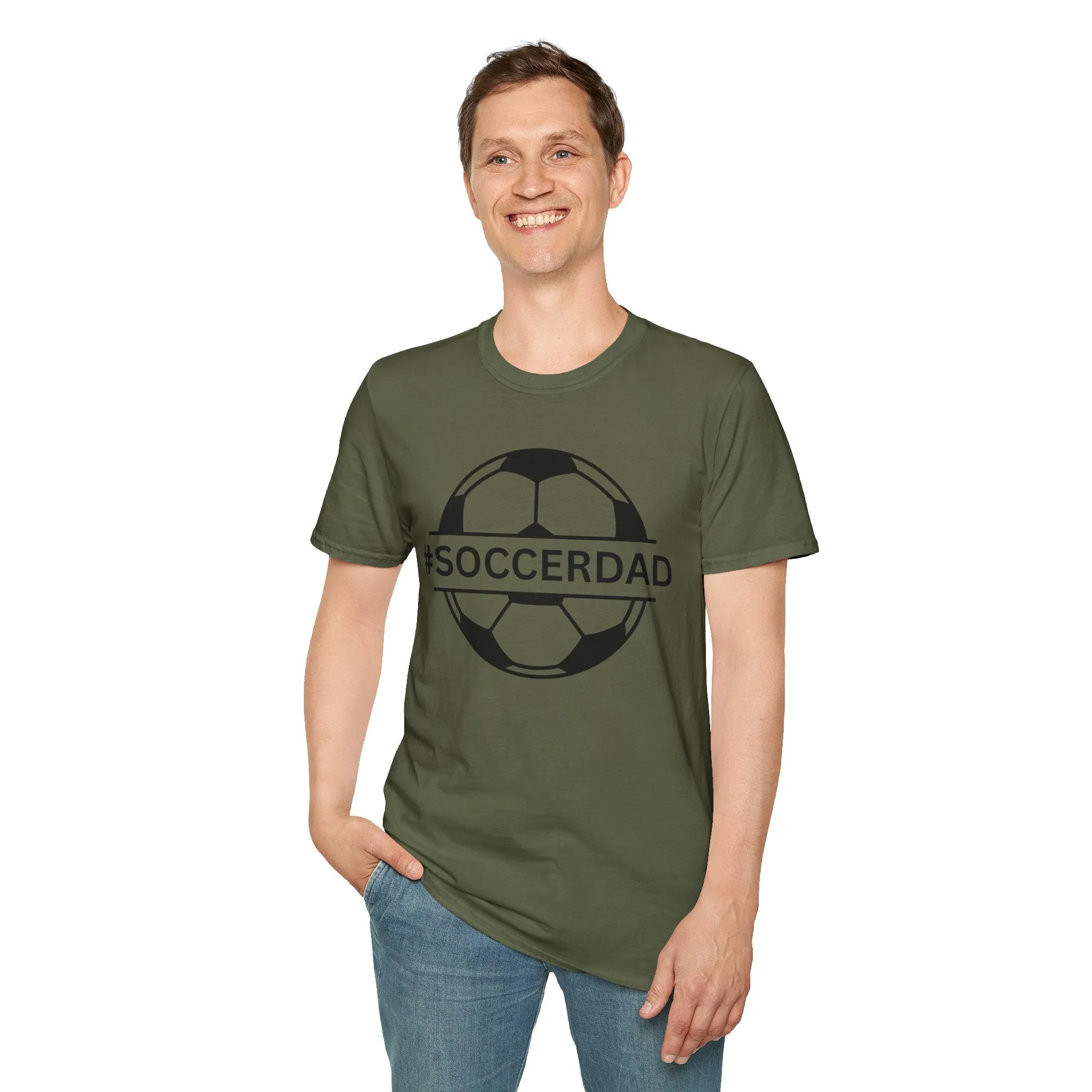 Soccer Dad T-Shirt - Softstyle Tee for Proud Sports Parents