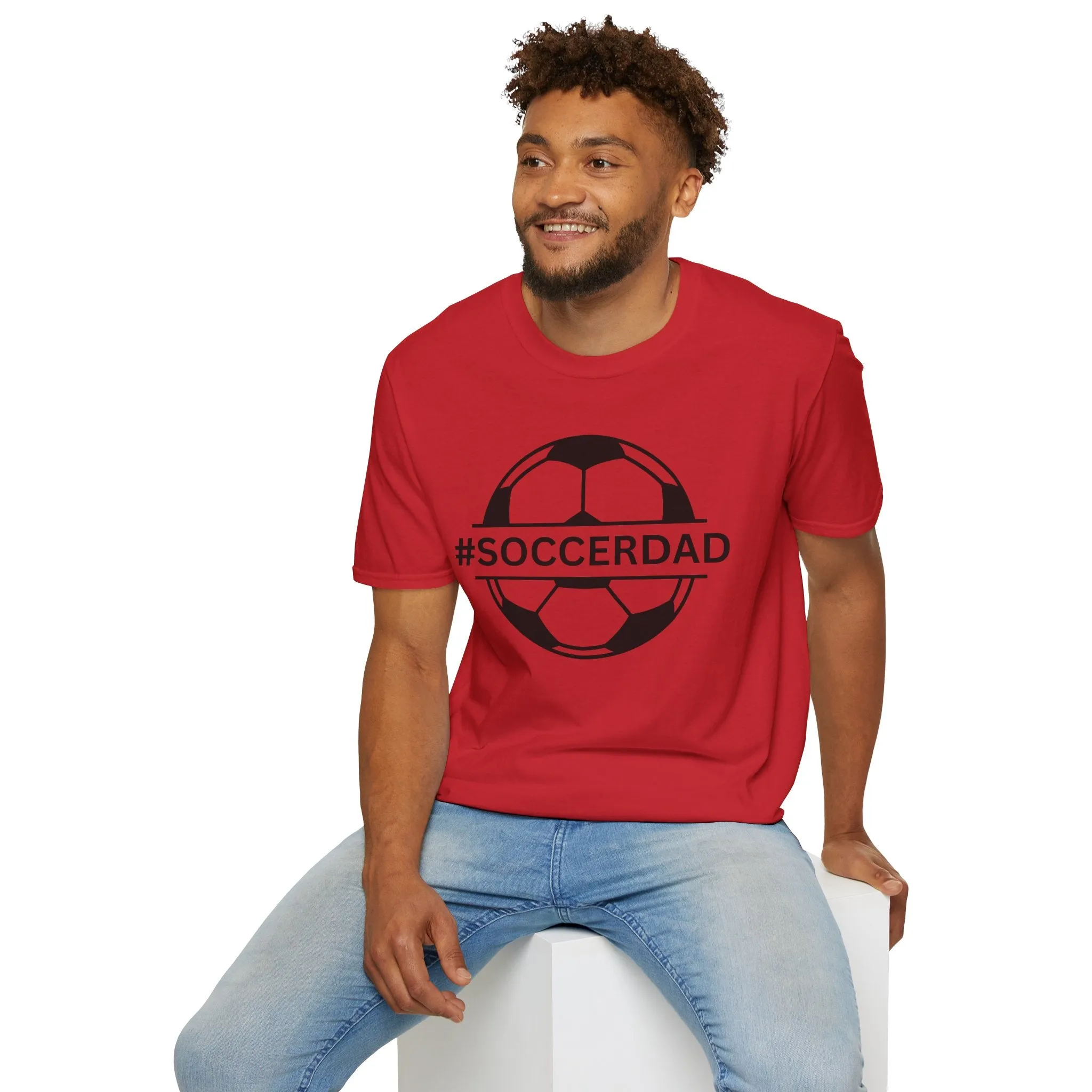 Soccer Dad T-Shirt - Softstyle Tee for Proud Sports Parents