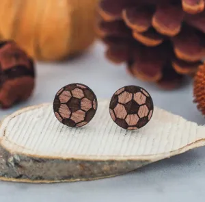Soccer Stud Earrings