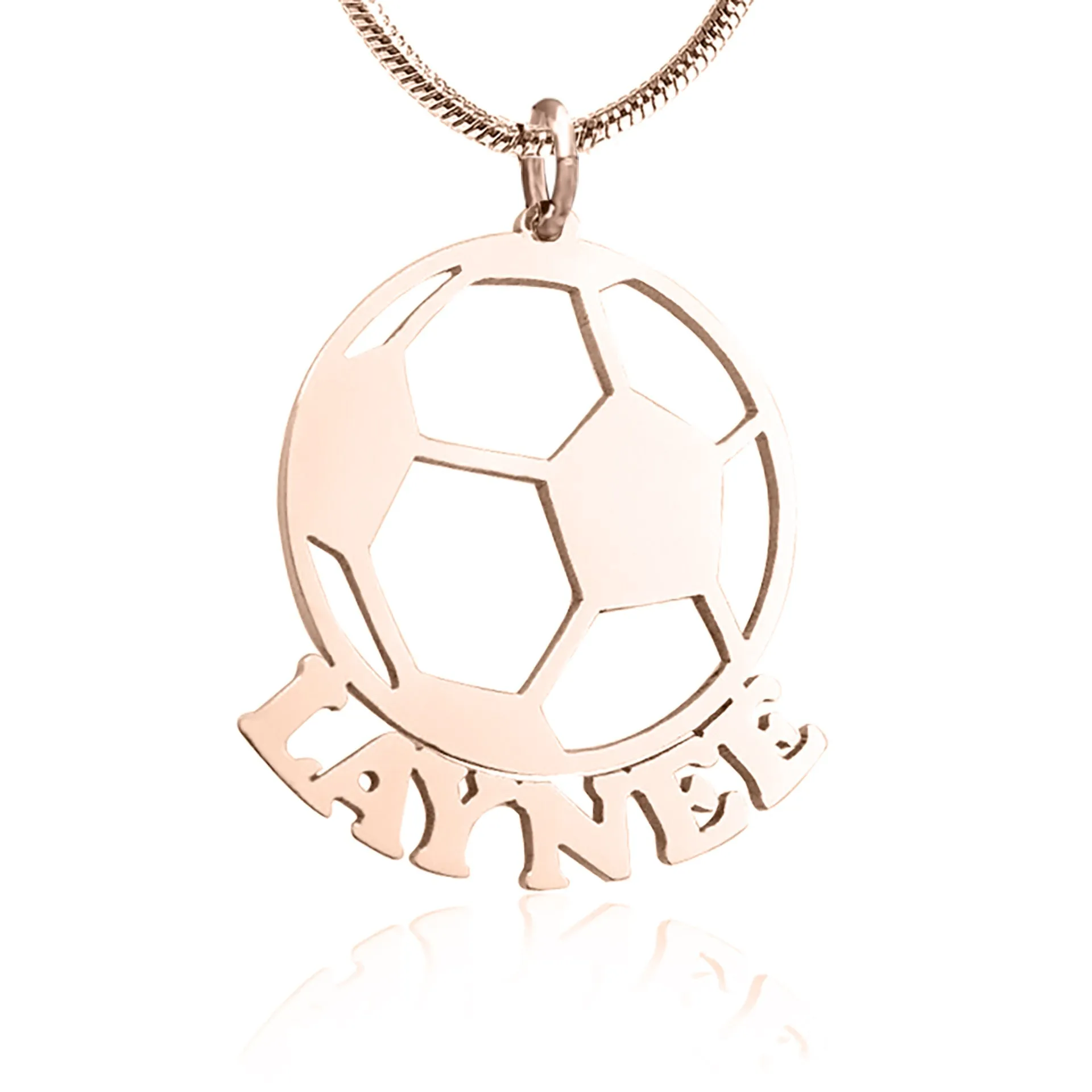 Soccerball Name Necklace