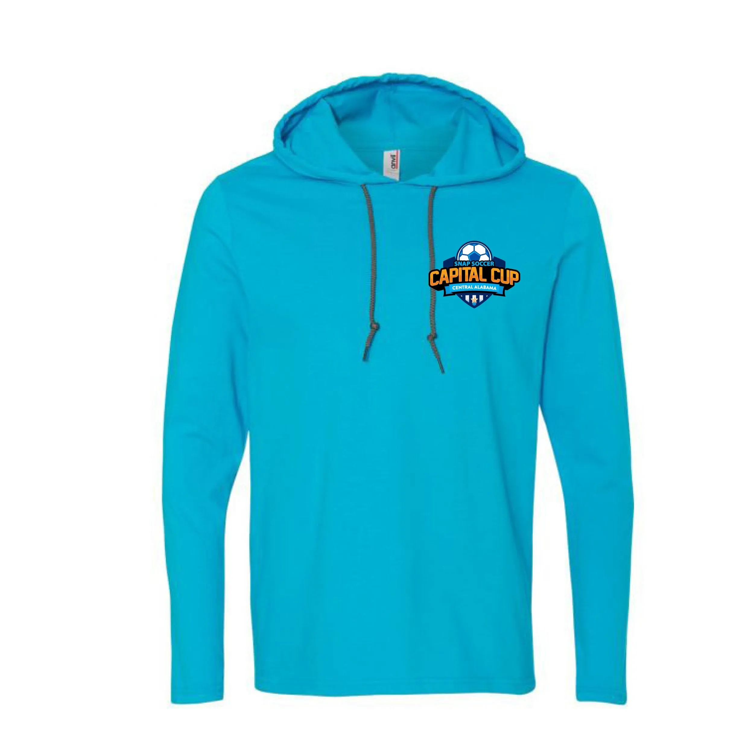 Sport Laced Hoodies Snap Soccer Capital Cup