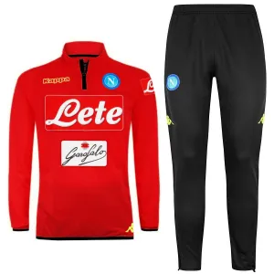 SSC Napoli red/black training technical tracksuit 2018/19 - Kappa