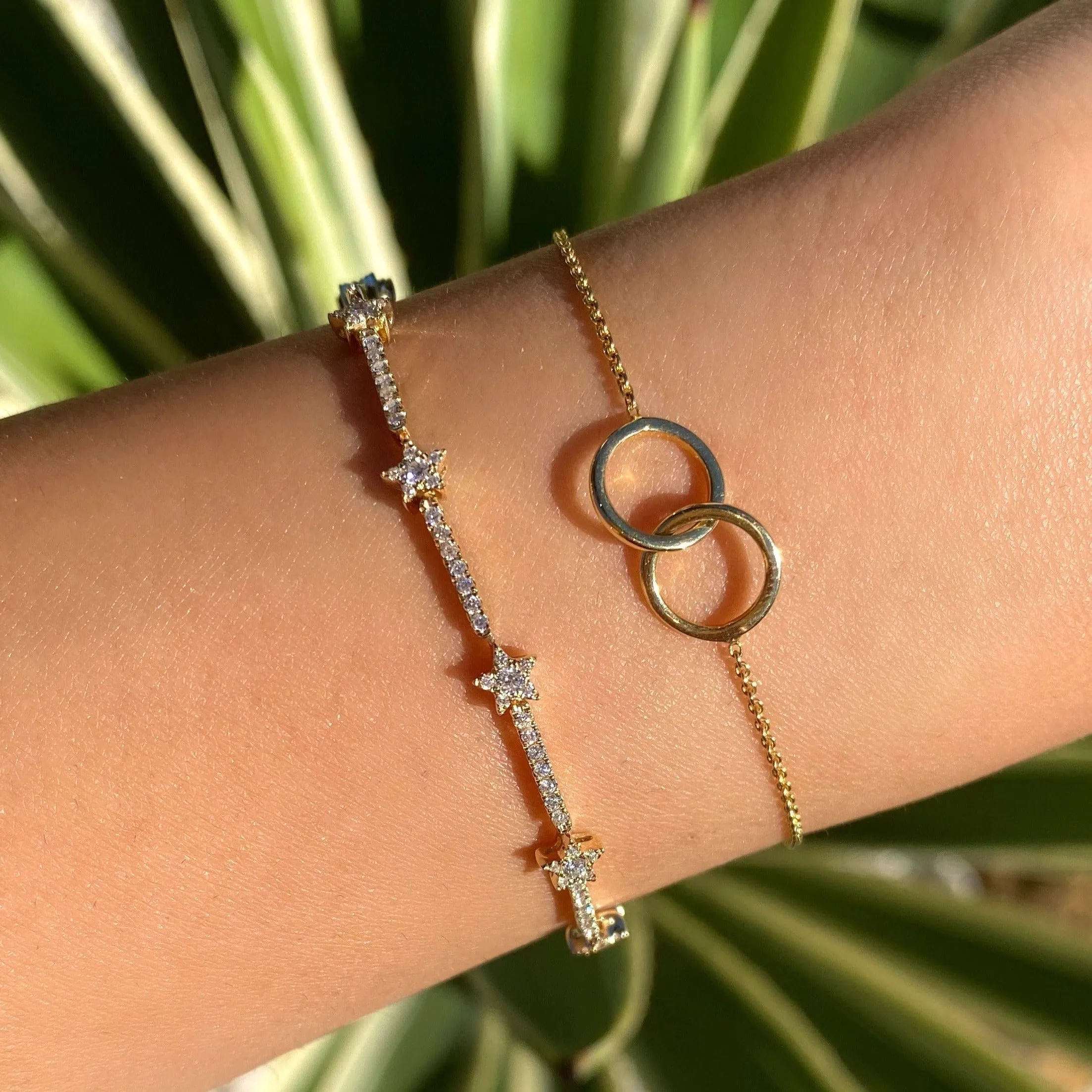 Star Diamond Tennis Bracelet