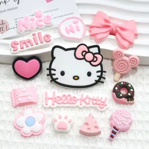 Sweet Pink Hello Kitty Shoe Charm Set |15 Cute Pieces for Your Shoes!