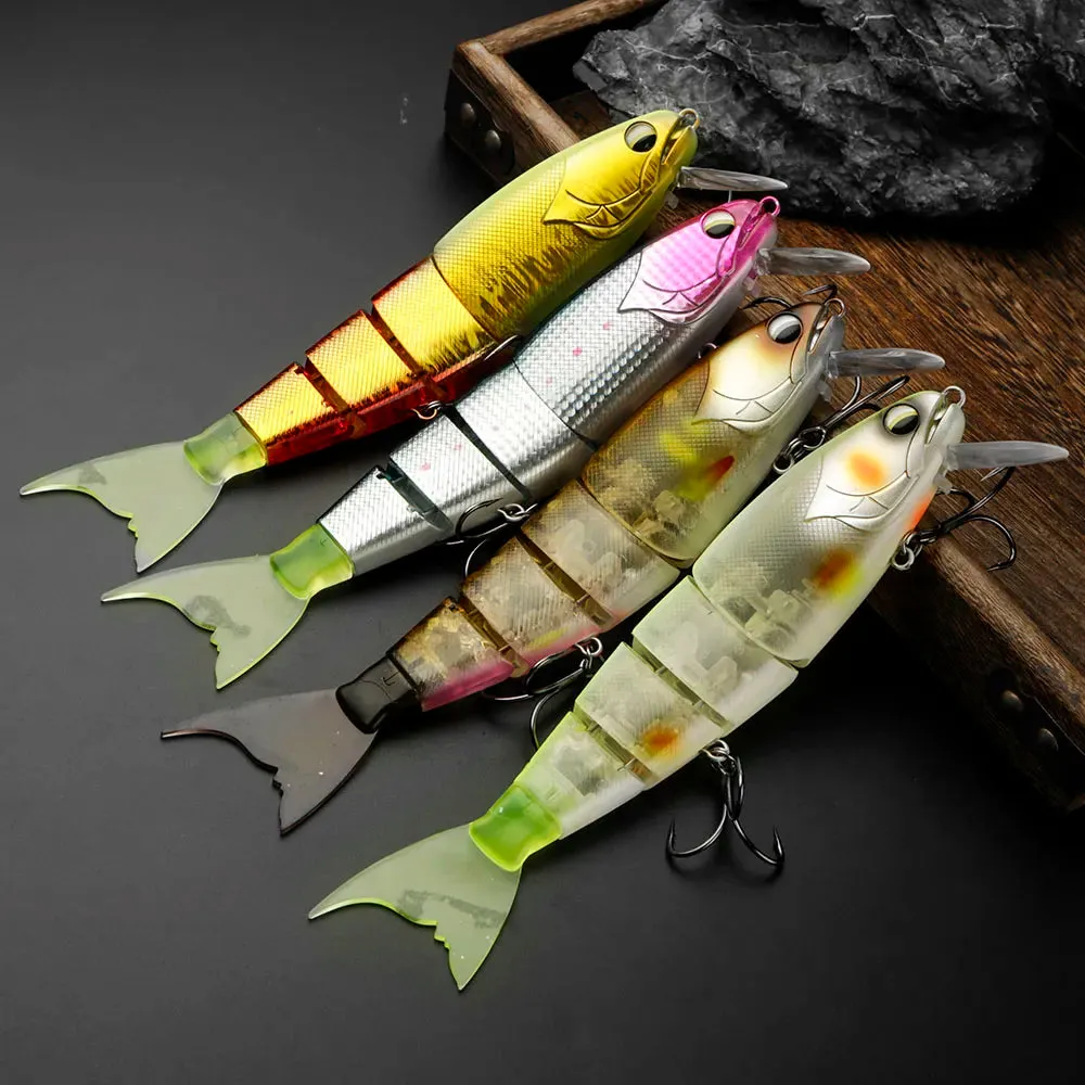 Swimming glide Bait Jointed Fishing Lure Floating quality Hard bait