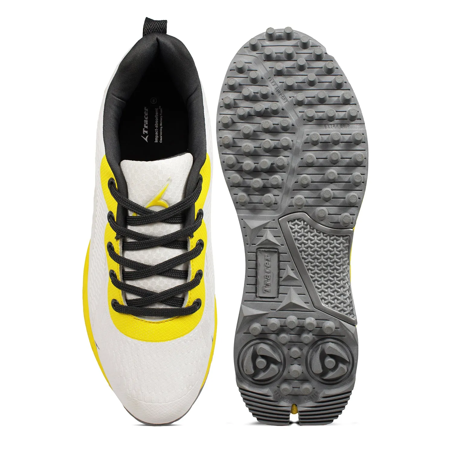T-Spinner 194 Rubber Spikes Professional Cricket Shoes for Men