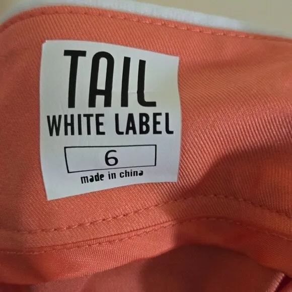 Tail White Label Golf Sleeveless Floral Top Matching Shorts Size S/6
