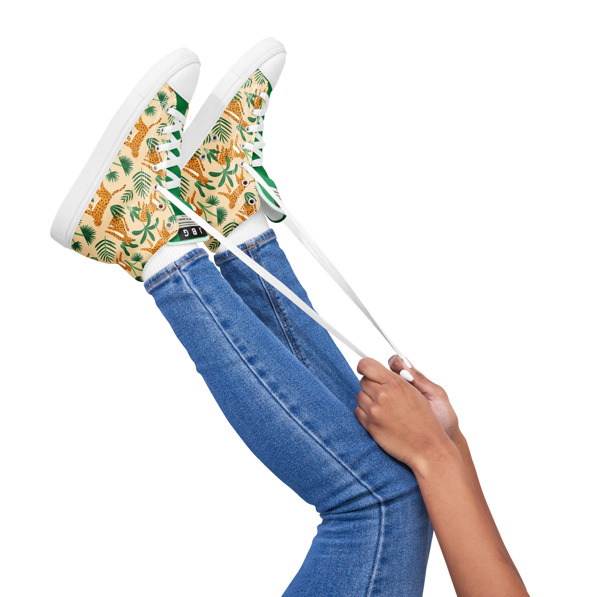 Tarangire - Women’s high top canvas shoes