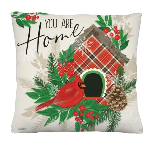 Tartan Birdhouse Interchangeable Pillow Cover,4plc419