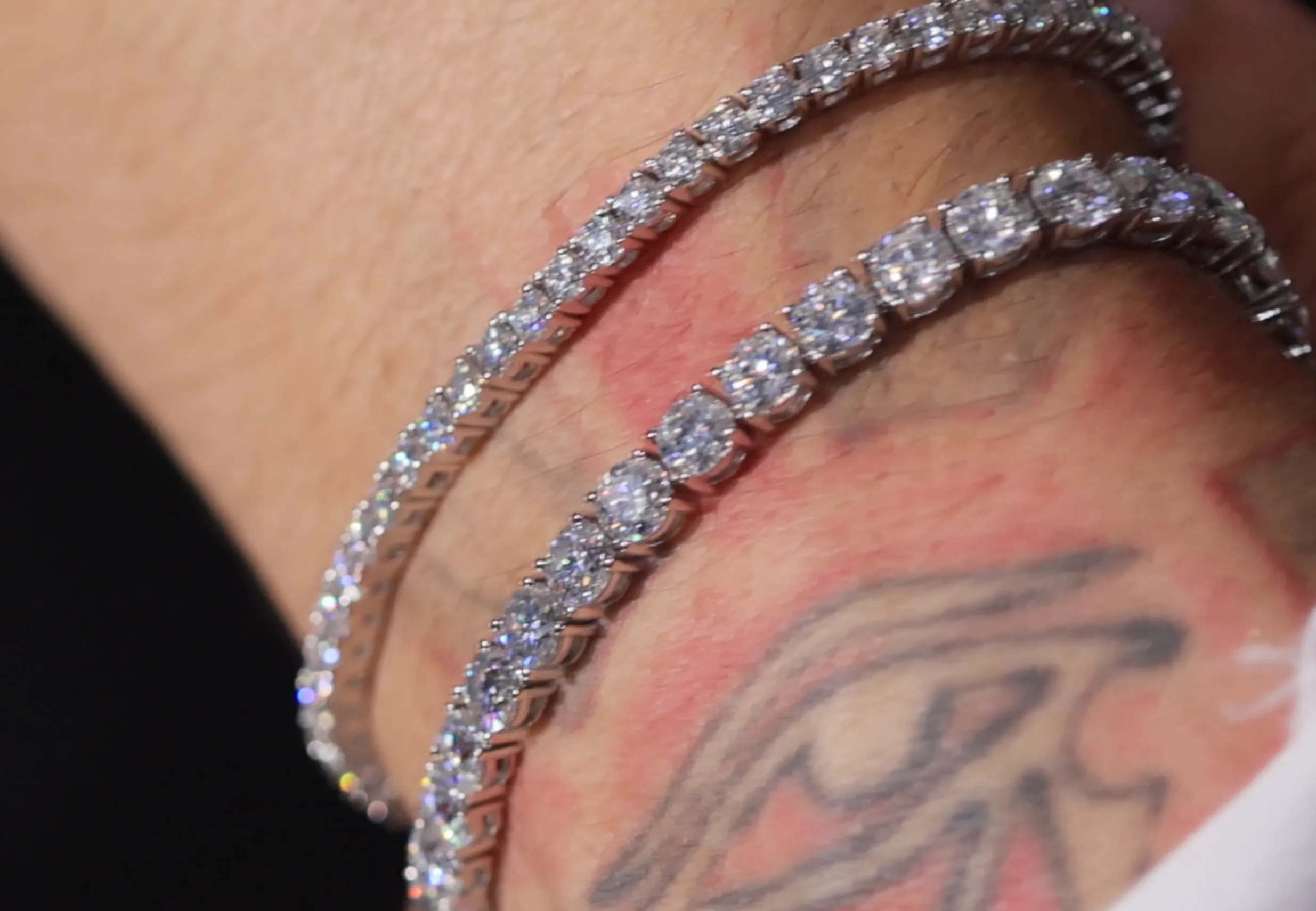 Tennis Chain | Tennis Bracelet | Moissanite Tennis Bracelet | Mens Tennis Bracelet | Womens Tennis Bracelet | Diamond Tennis Bracelet