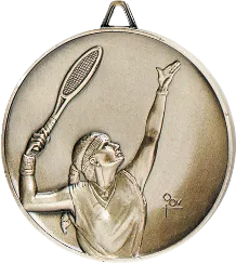 Tennis Female, High-Quality Satin Finish
