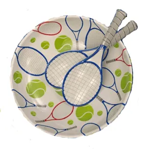 Tennis Salad Bowl and Racquet Salad Servers