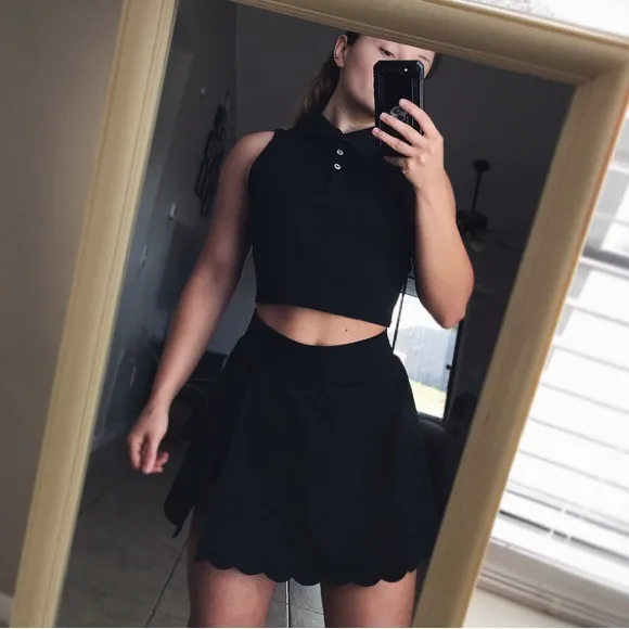 Tennis skirt and top