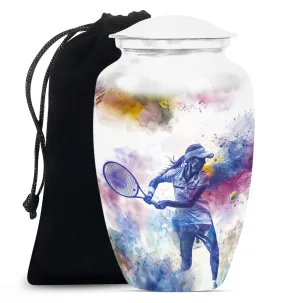 Tennis Urns For Ashes Medium Funeral, Ashes Cremation Urn