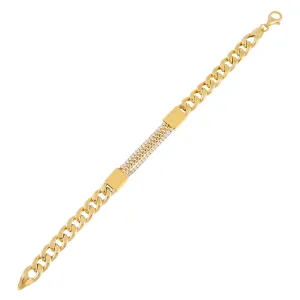 Tennis X Cuban Chain Bracelet