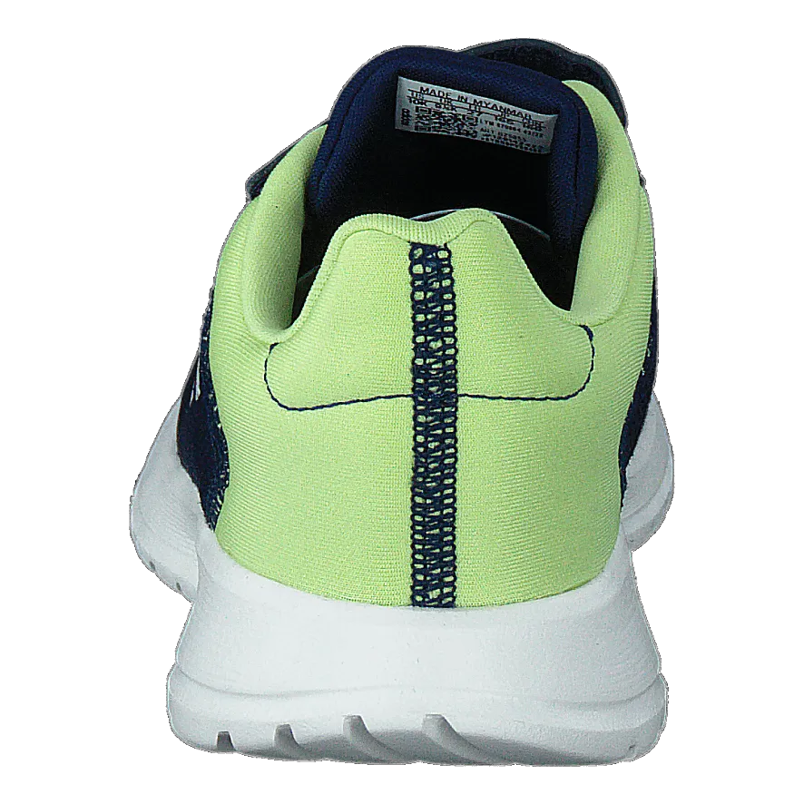 Tensaur Run Shoes Dark Blue / Core White / Pulse Lime