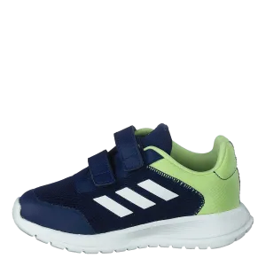 Tensaur Run Shoes Dark Blue / Core White / Pulse Lime
