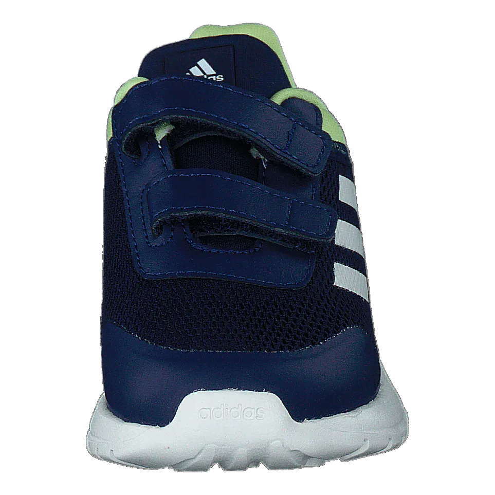 Tensaur Run Shoes Dark Blue / Core White / Pulse Lime