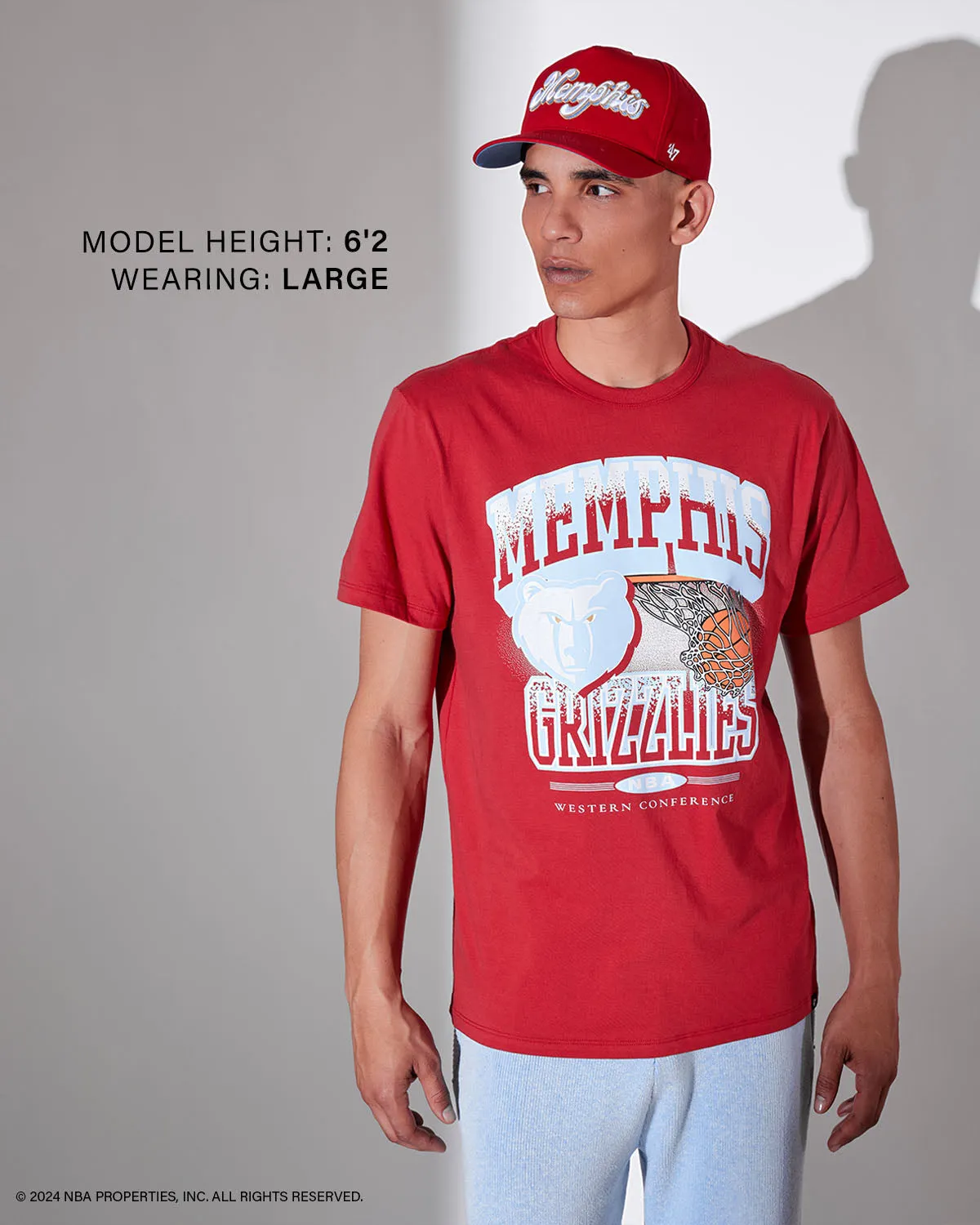 UTAH JAZZ CITY EDITION NO LOOK '47 FRANKLIN TEE