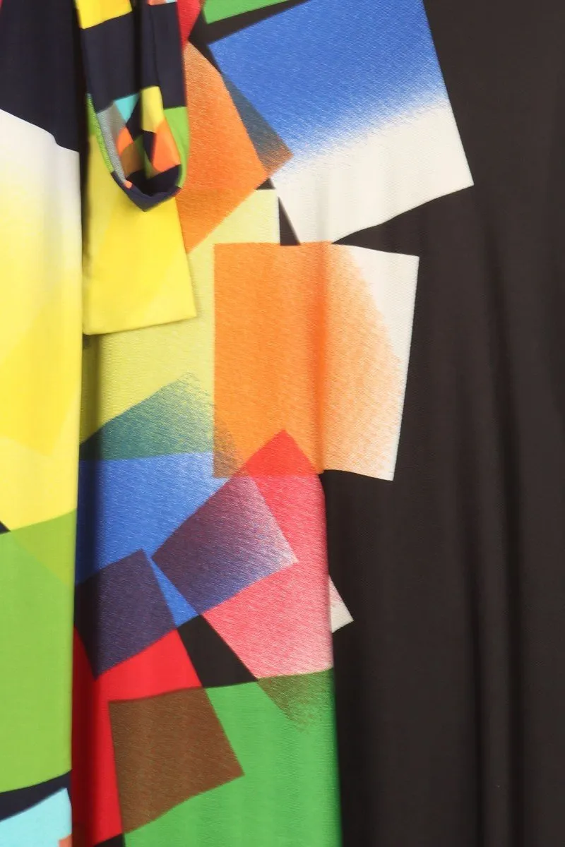 Venezia Design Colorful Weekend Plus Size Dress