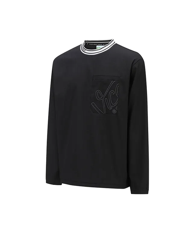 Vice Golf Atelier Men's Pocket Point Crew Neck T-Shirt - Black