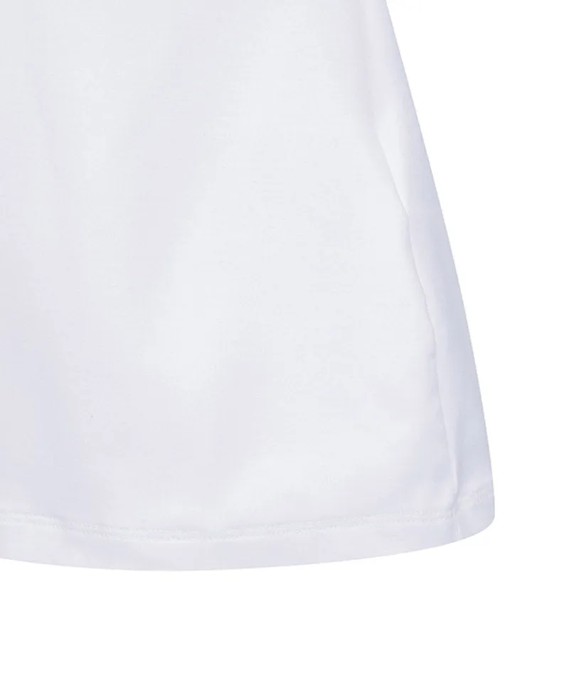 Vice Golf Atelier Women's Back Zip Point Long Sleeve T-Shirt - White