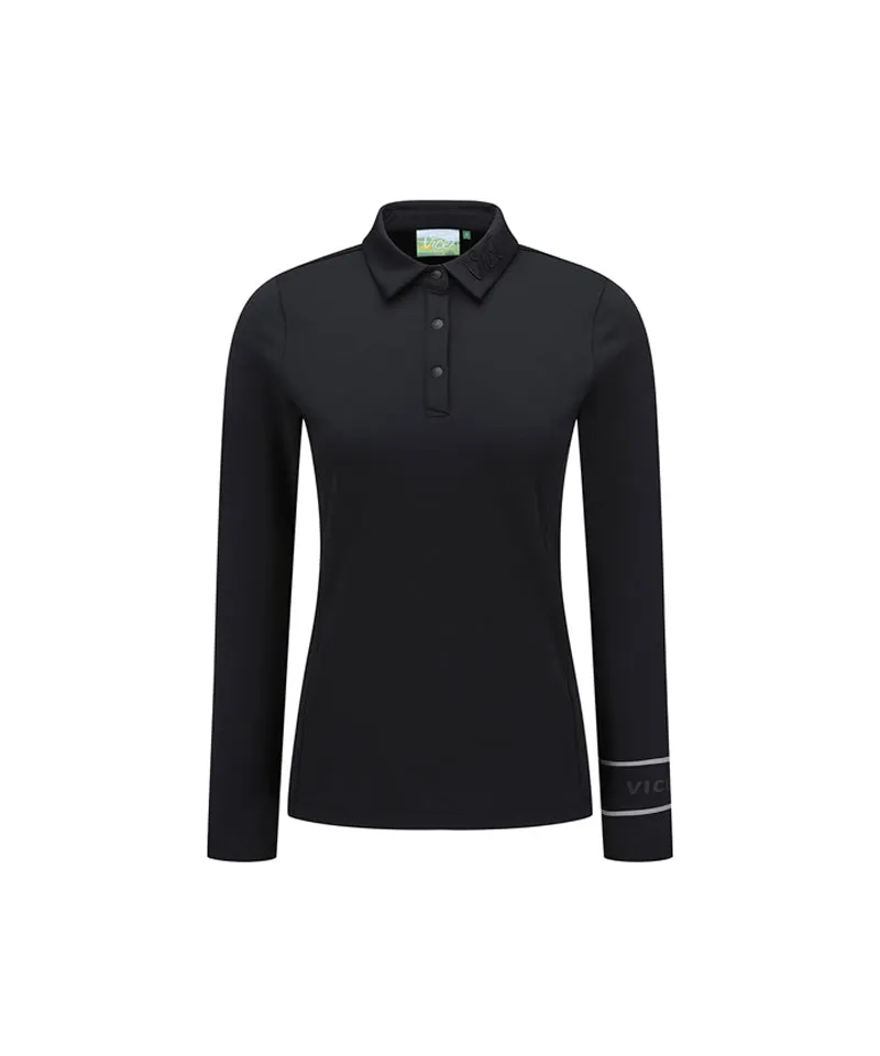 Vice Golf Atelier Women's Essential Collared Long Sleeve T-Shirt - 2 Colors