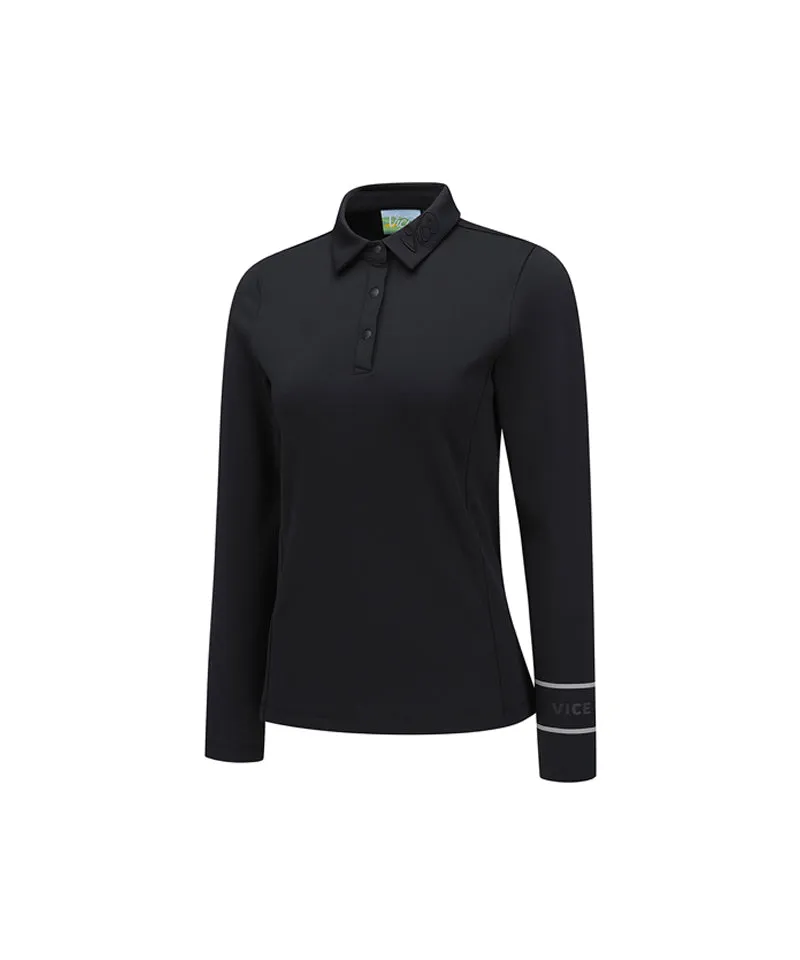 Vice Golf Atelier Women's Essential Collared Long Sleeve T-Shirt - 2 Colors