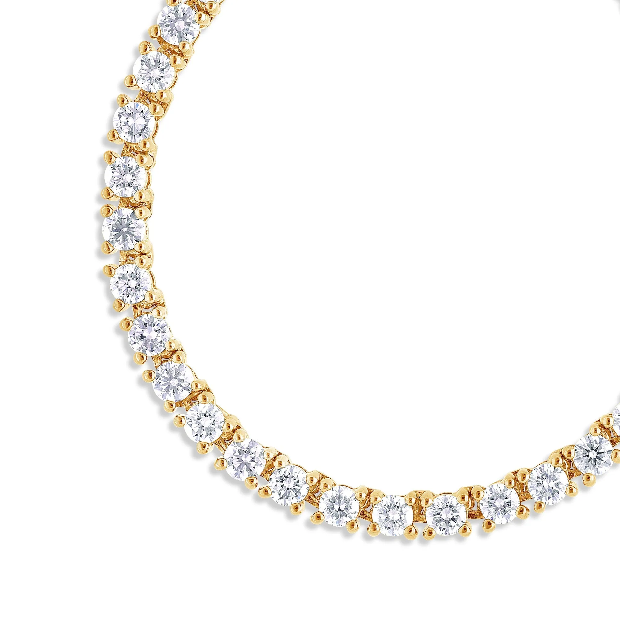 Vincent Diamond Tennis Necklace (25-Point)
