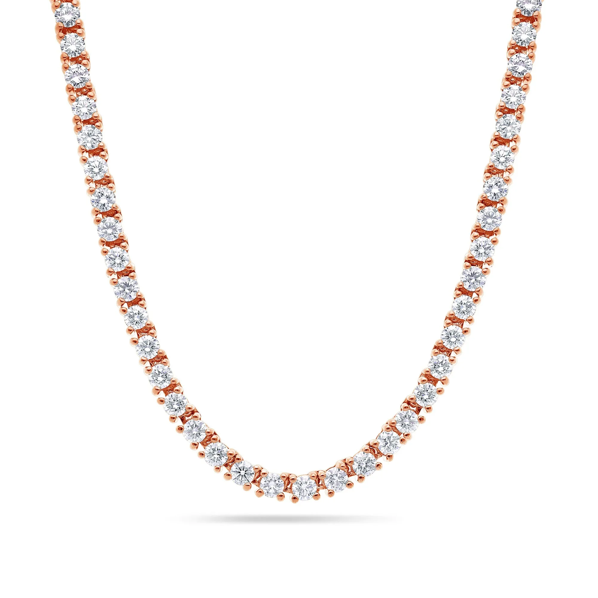 Vincent Diamond Tennis Necklace (25-Point)