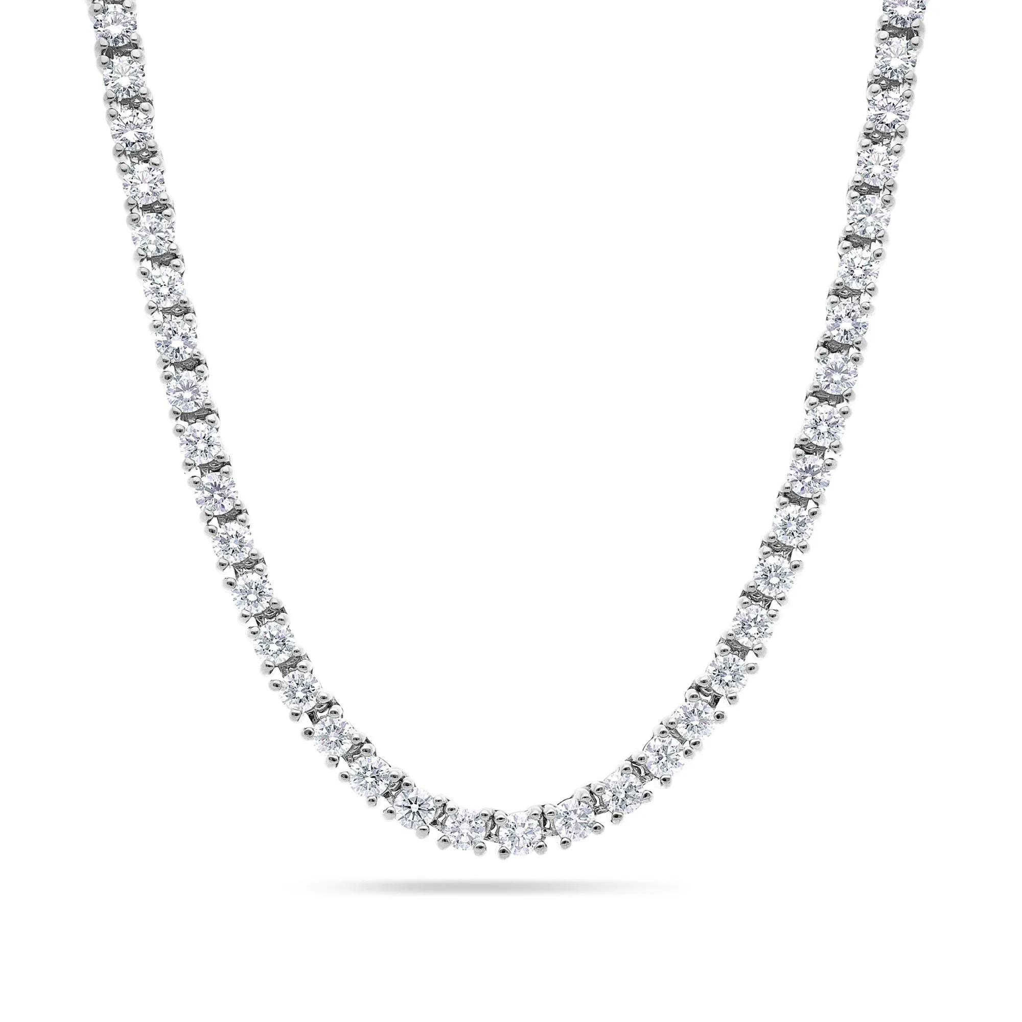 Vincent Diamond Tennis Necklace (25-Point)