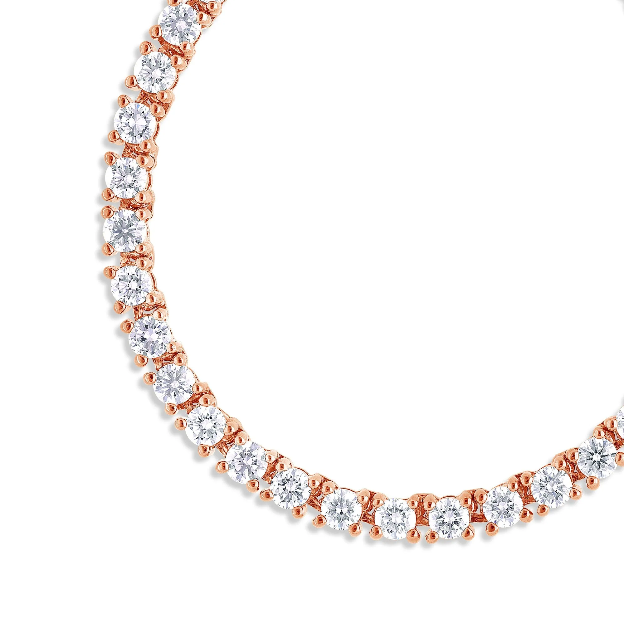 Vincent Diamond Tennis Necklace (25-Point)