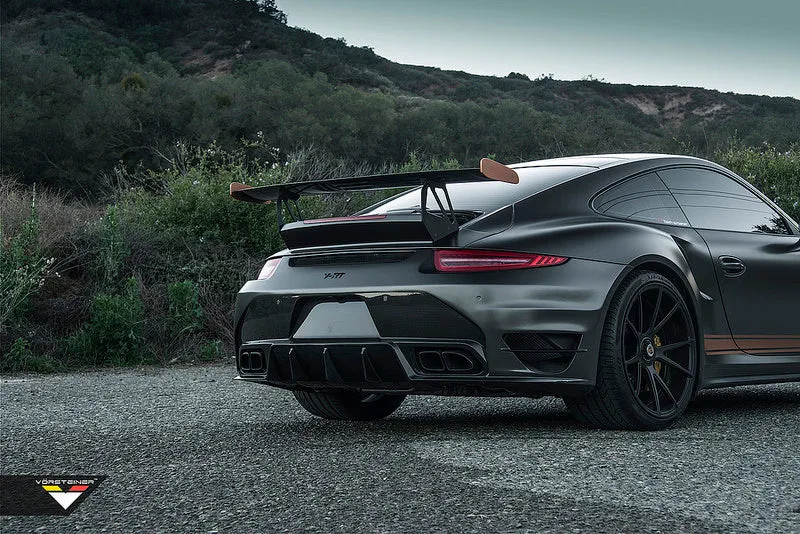 Vorsteiner 991 / 911 Turbo Carbon Aero Wing   Alumium Upright Set