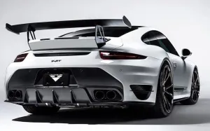Vorsteiner 991 / 911 Turbo Carbon Aero Wing   Alumium Upright Set