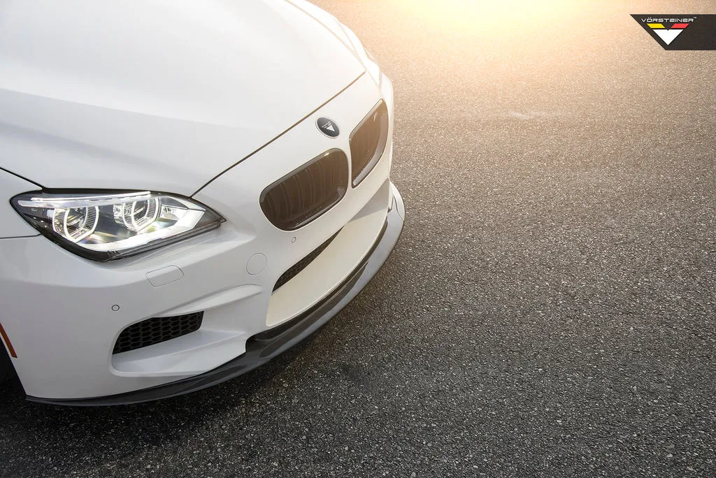 Vorsteiner BMW F12 M6 GTS-V Performance Front Spoiler Carbon Fiber Glossy