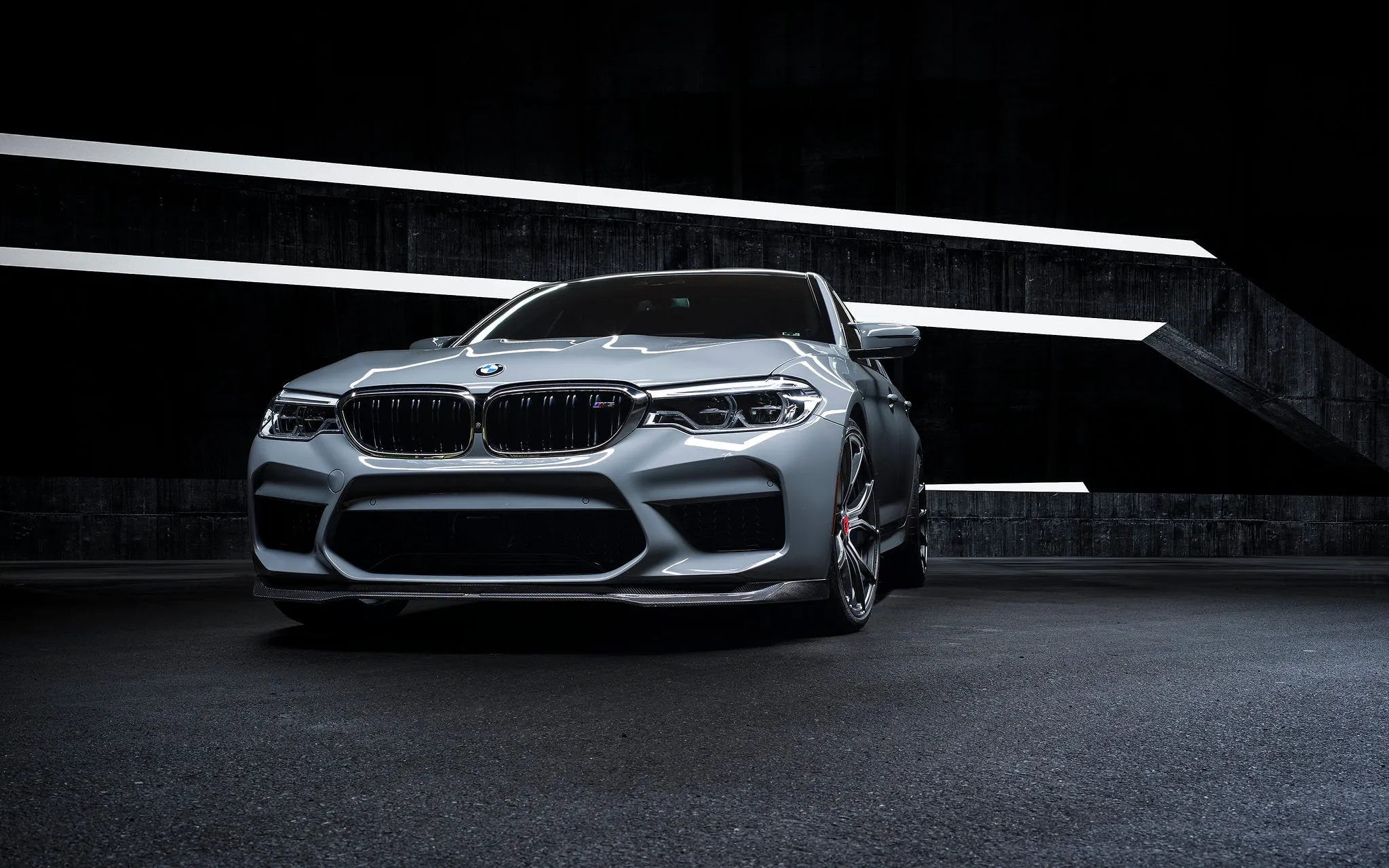 Vorsteiner BMW F90 M5 Front Spoiler Carbon Fiber Glossy