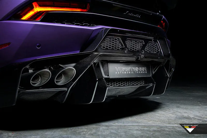 Vorsteiner Huracan Novara Edizione Carbon Rear Bumper   Diffuser
