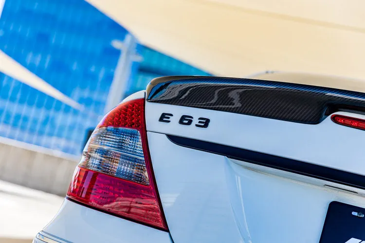 W211 E55 & E63 AMG Carlsson Style Carbon Fiber Trunk Spoiler