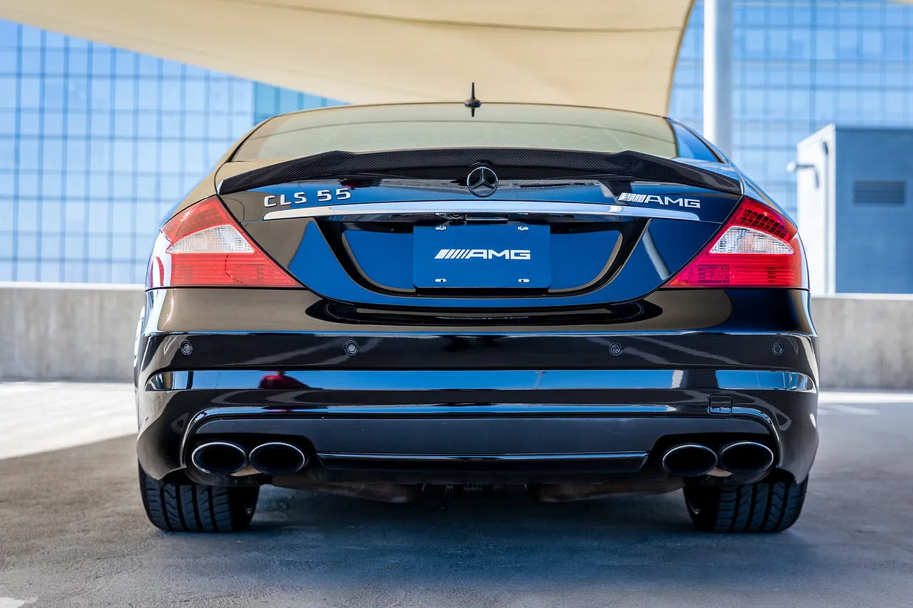 W219 CLS Carbon Fiber Trunk Spoiler -FD Style