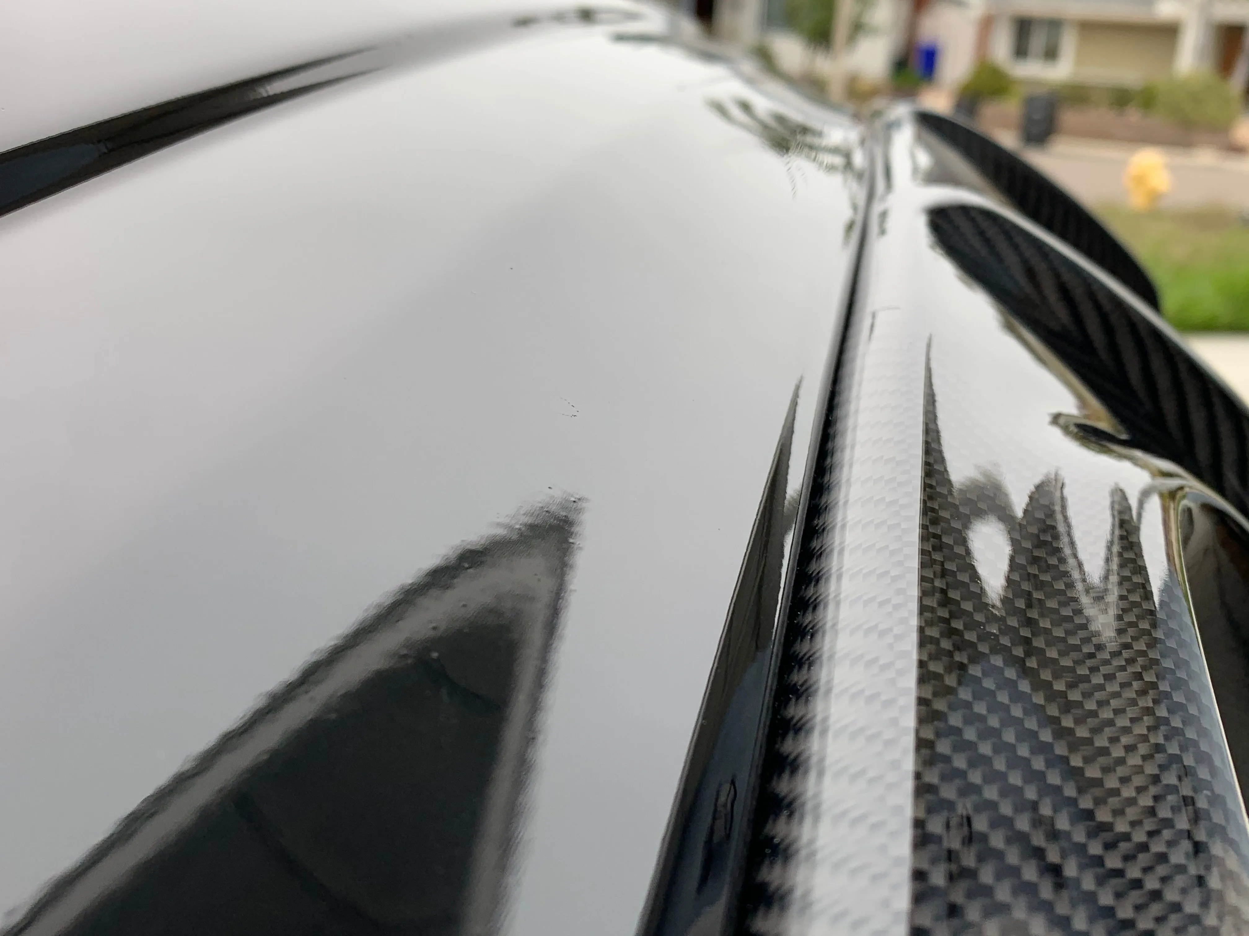 W219 CLS55 & CLS63 AMG Rear Bumper Carbon Fiber Diffuser