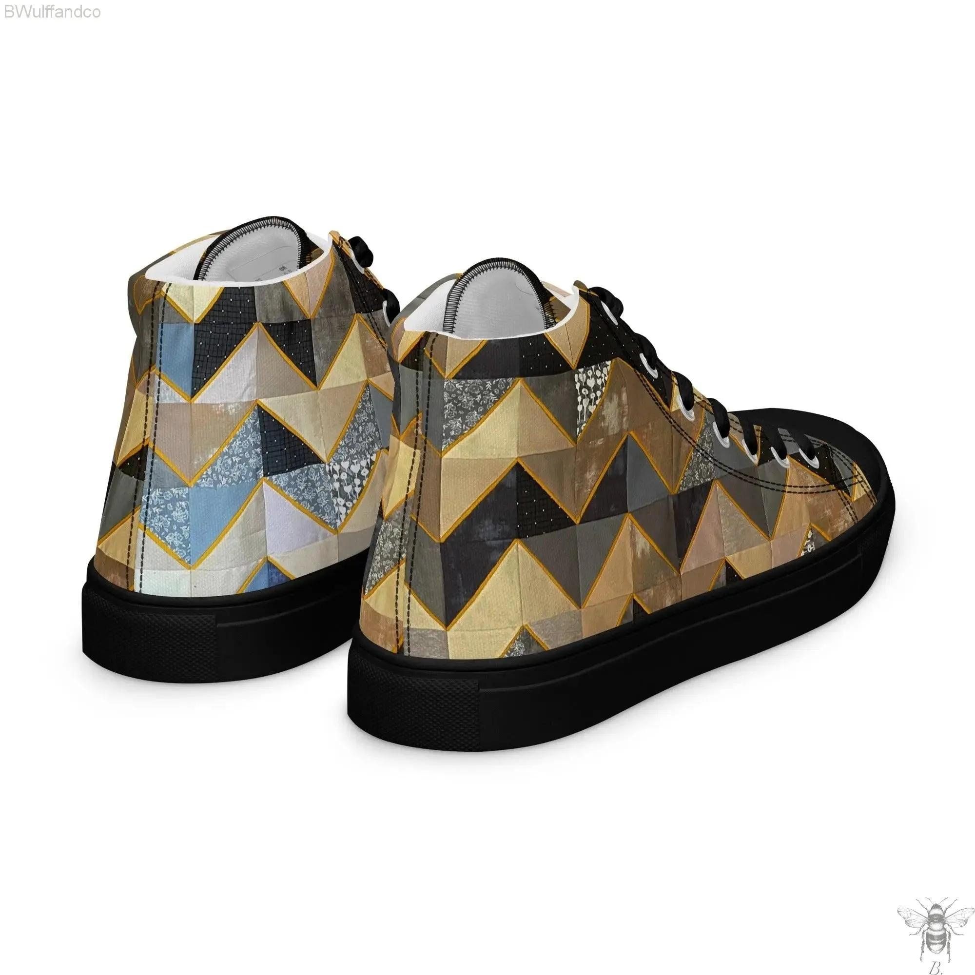 Women’s high top canvas shoes