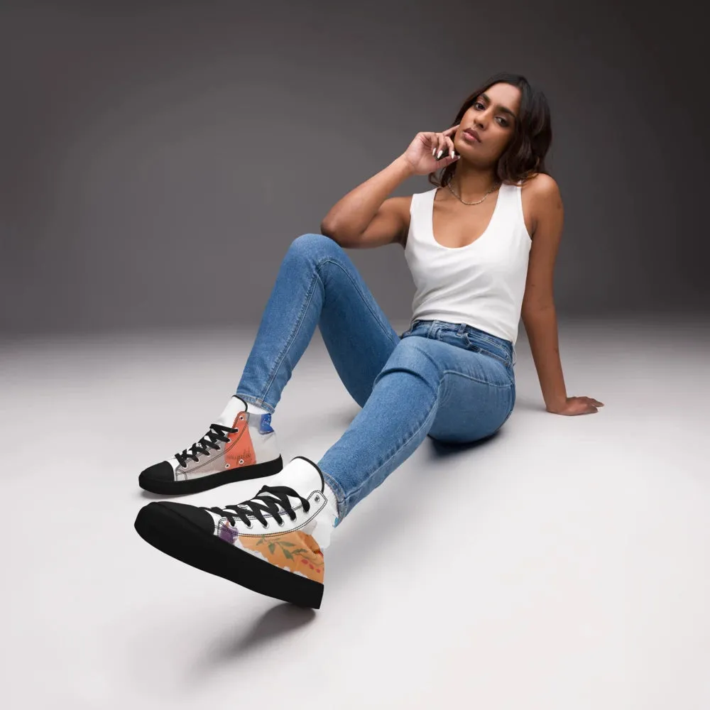 Women's High Top Canvas Shoes