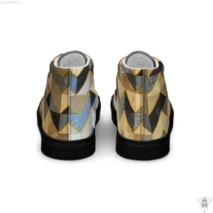 Women’s high top canvas shoes