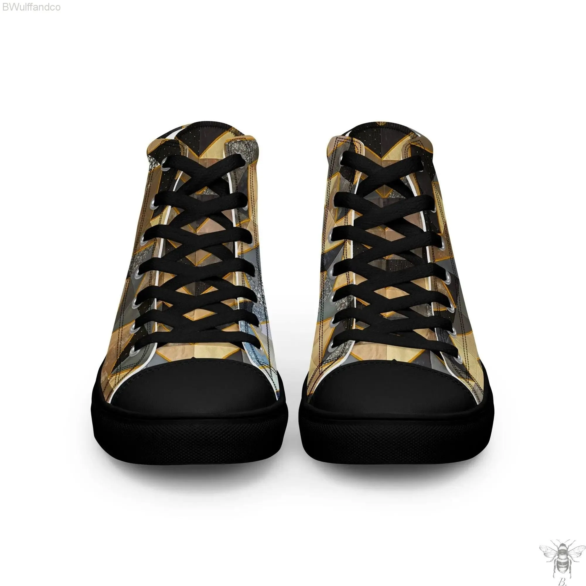 Women’s high top canvas shoes