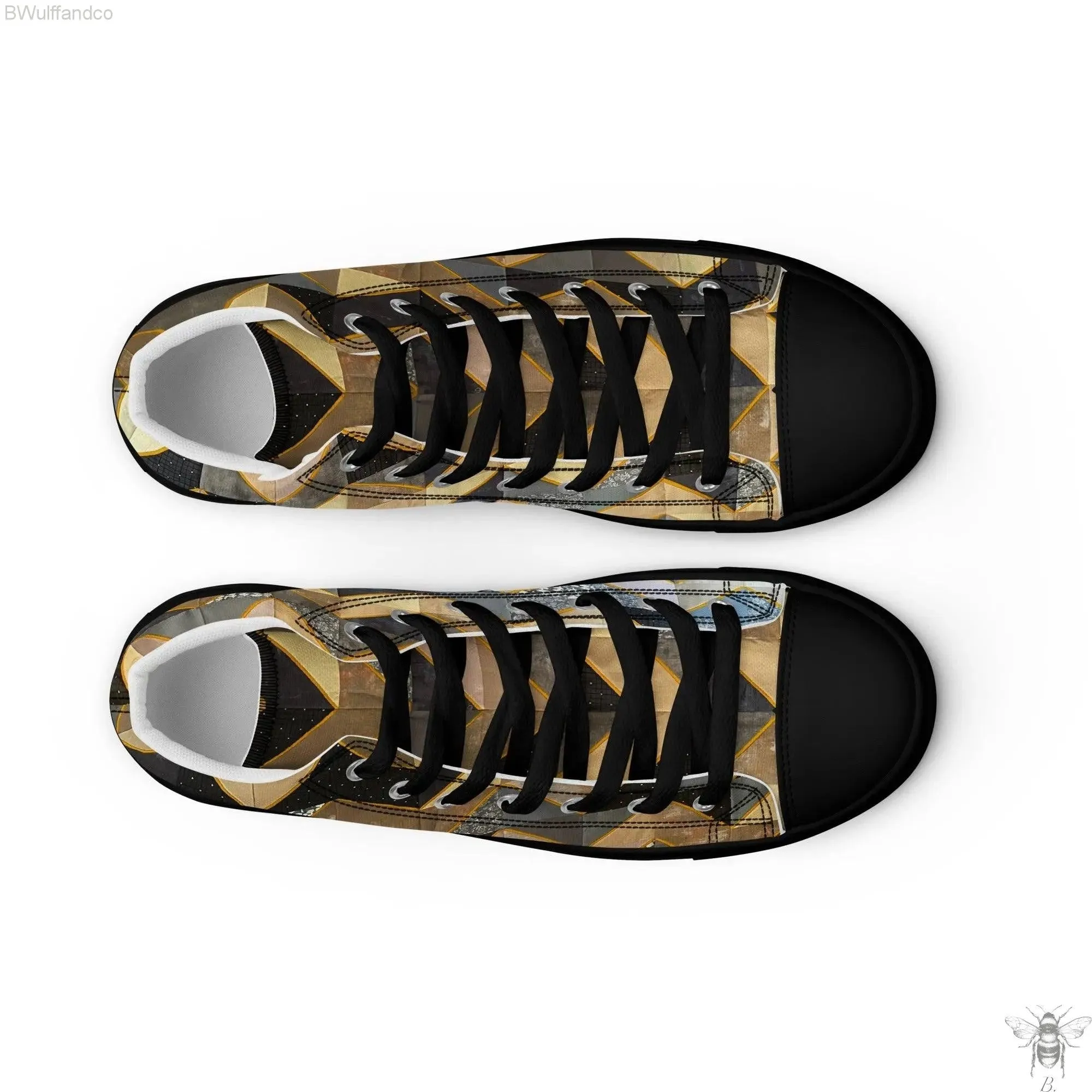 Women’s high top canvas shoes