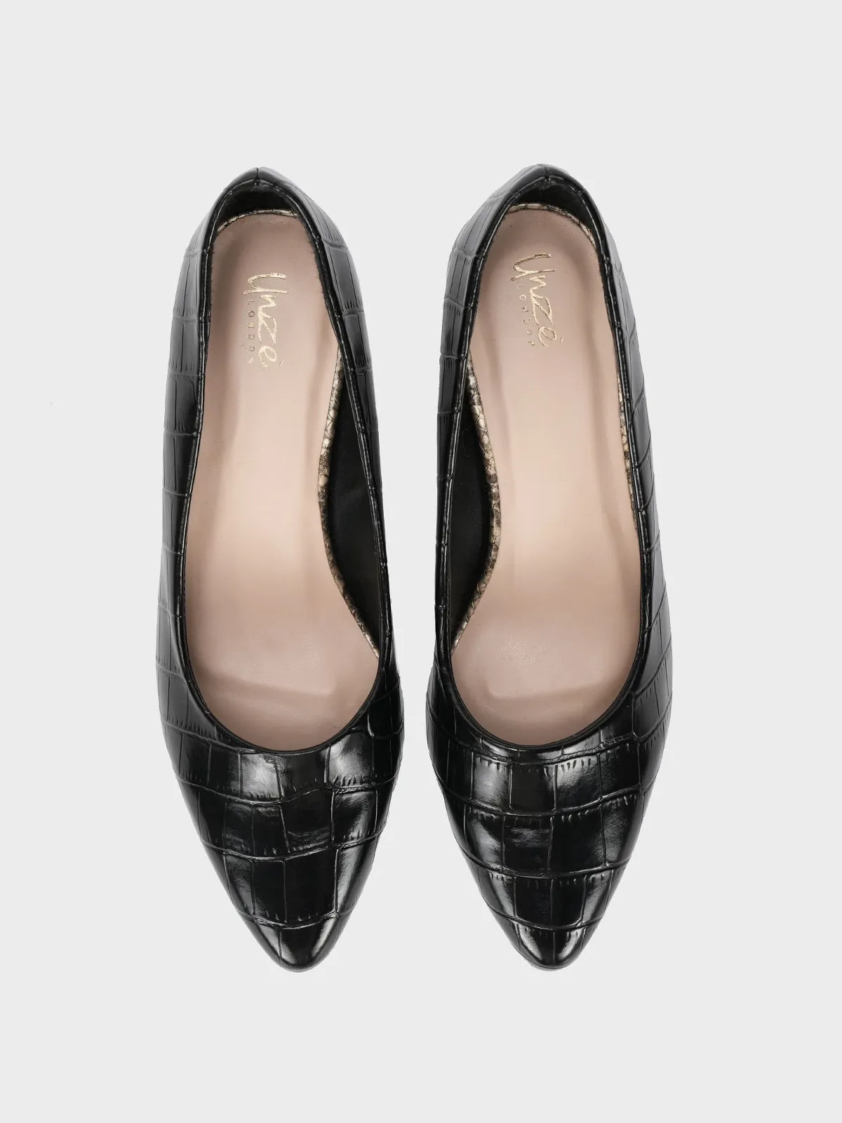 Womens "KOAMI" Kitten Heel Comfy Courts