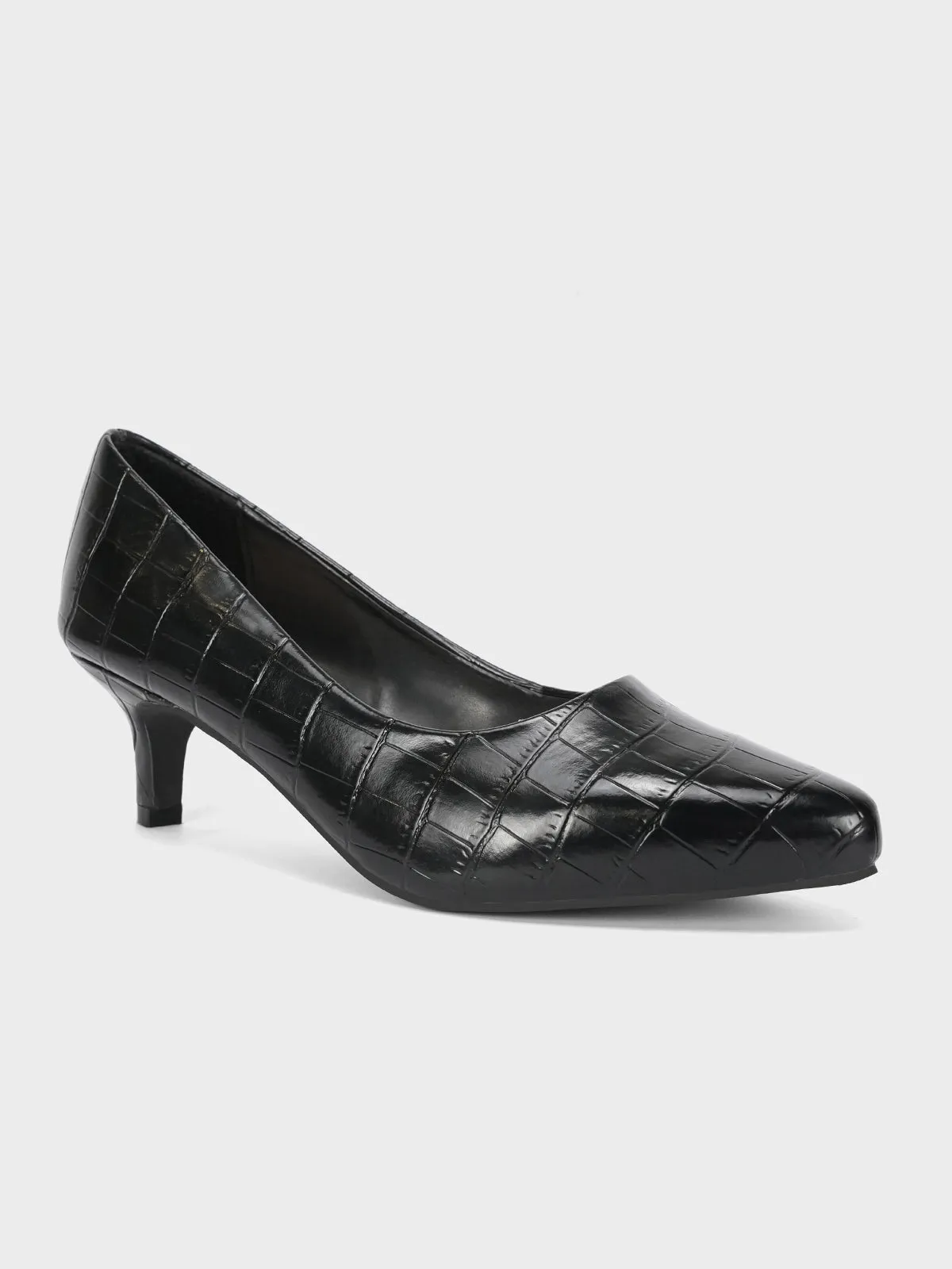 Womens "KOAMI" Kitten Heel Comfy Courts