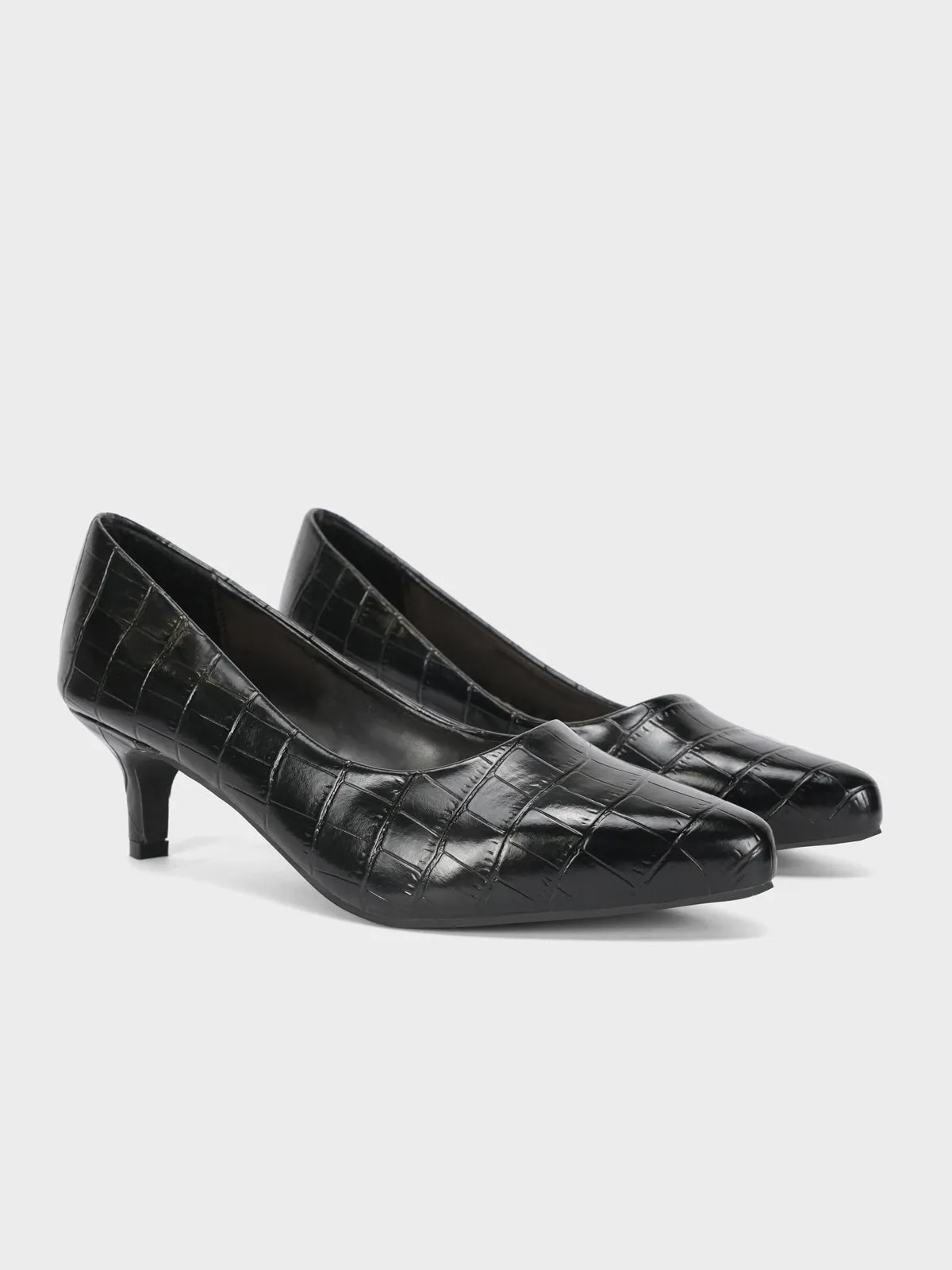Womens "KOAMI" Kitten Heel Comfy Courts